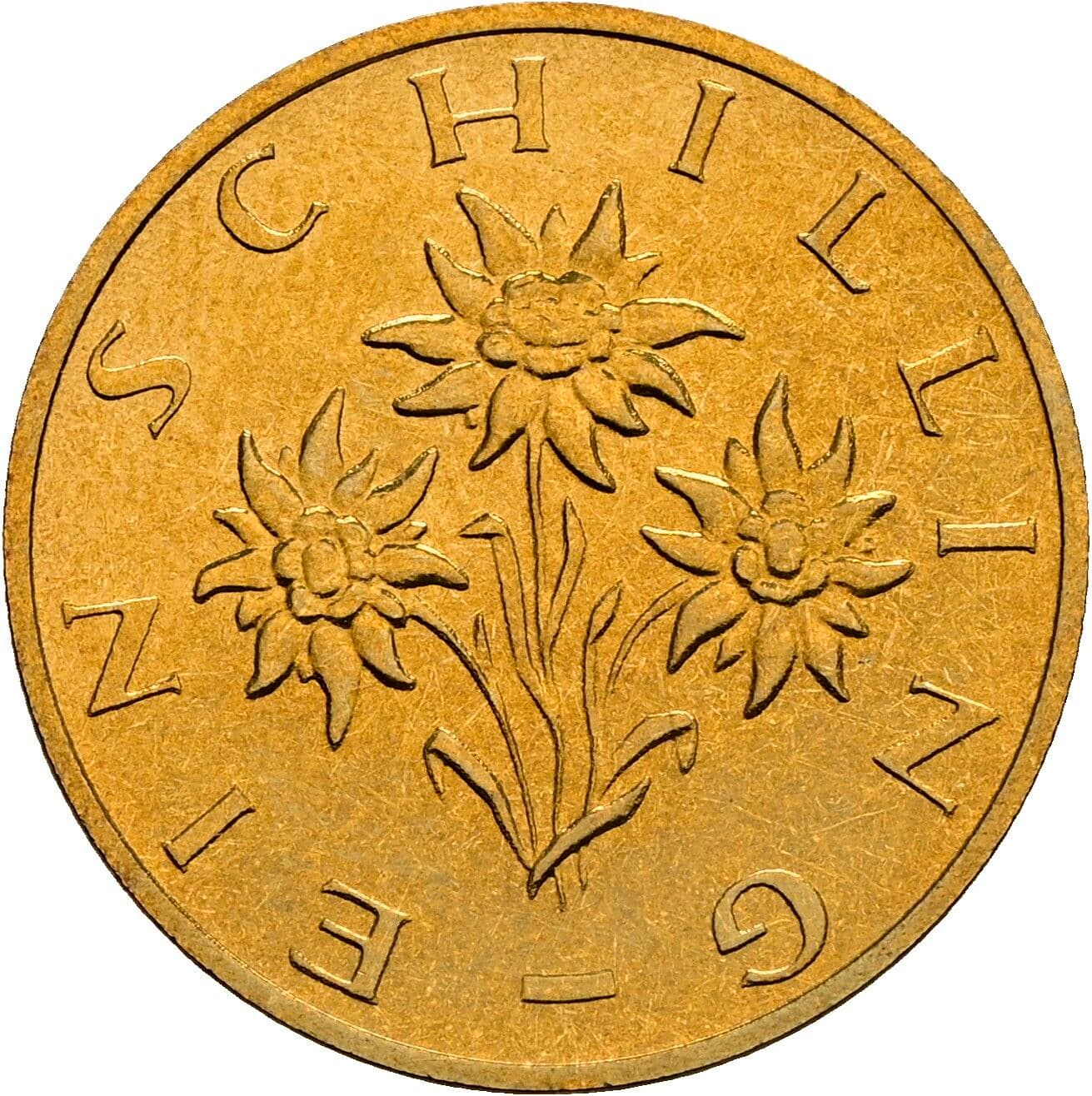 1 Schilling 1993 – Rückseite
