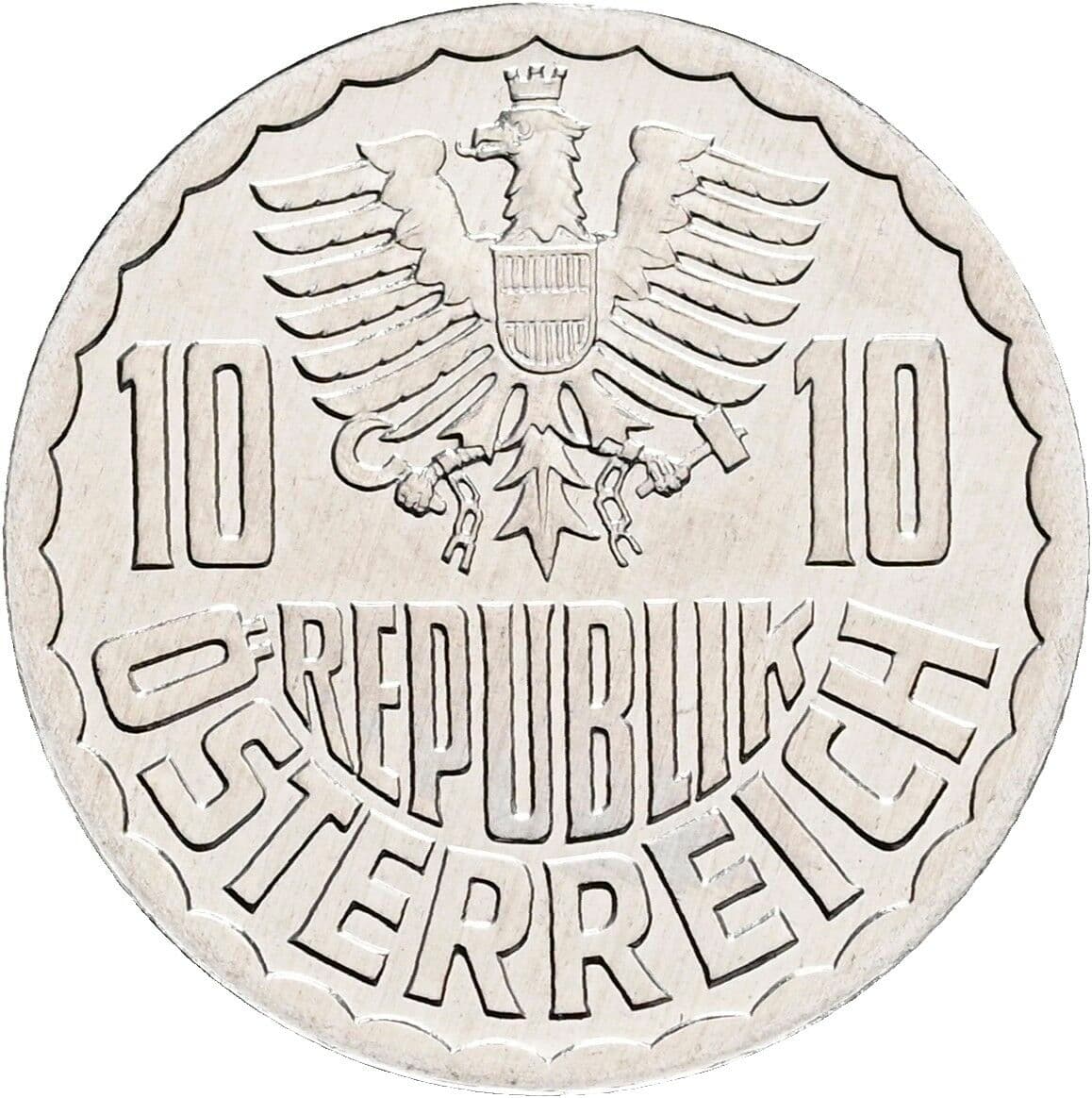 10 Groschen 1994 – Rückseite