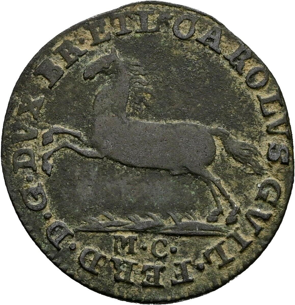 1 Pfennig Karl Wilhelm Ferdinand 1780-1806 1790 – Rückseite