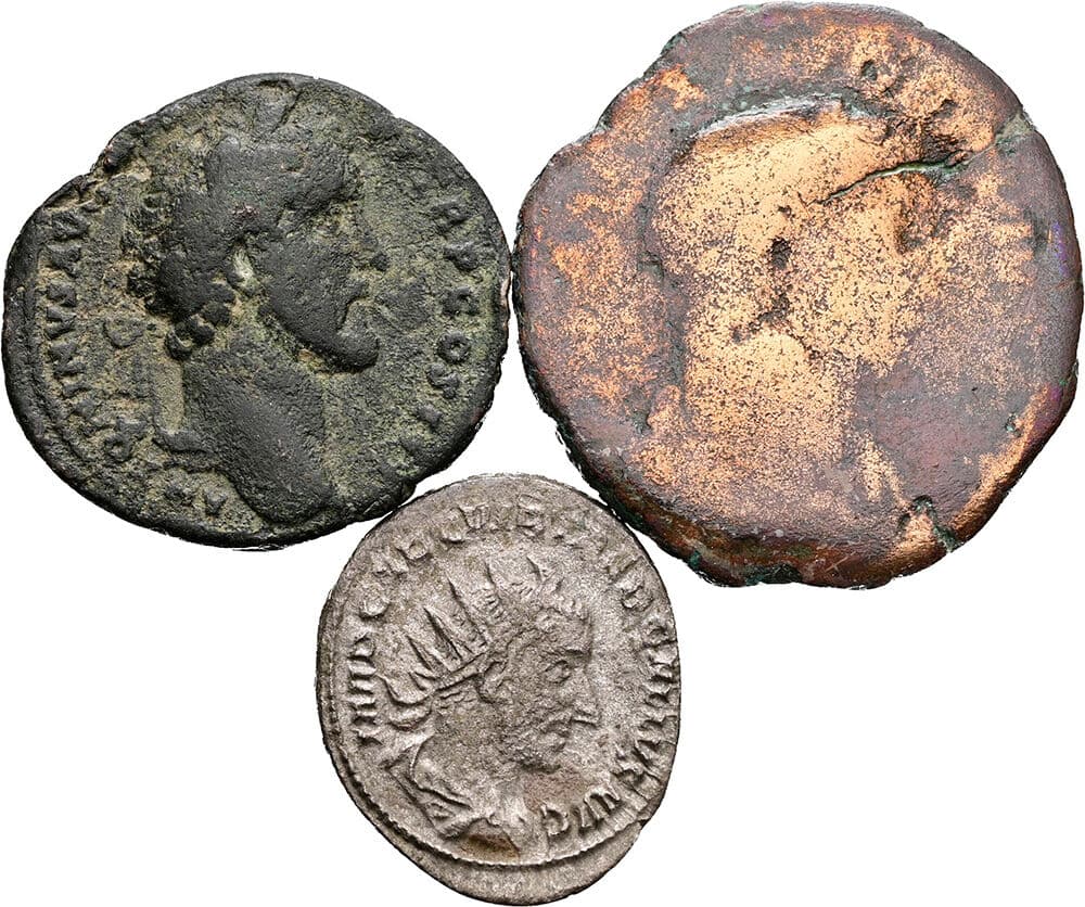 2x AS+1x Antoninian
