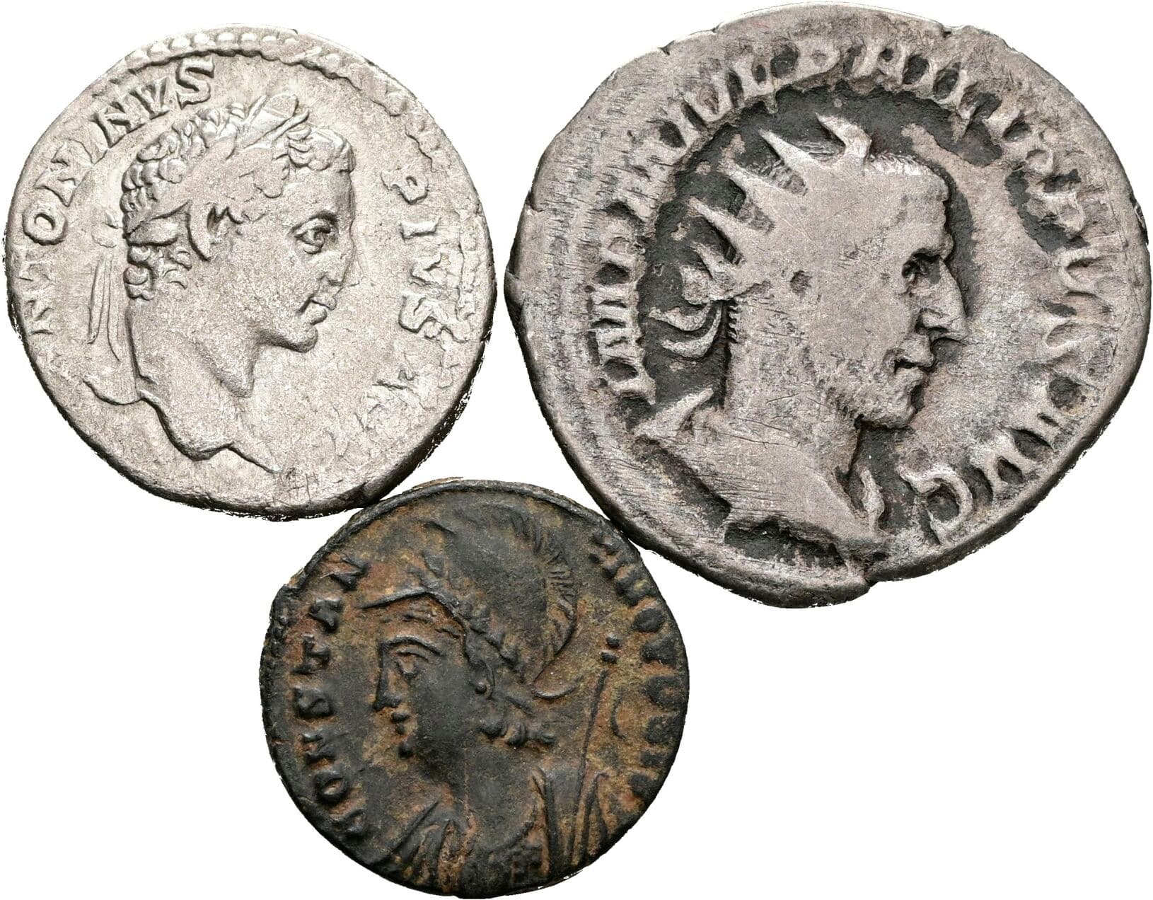 Antoninian+Denar+Follis – Vorderseite