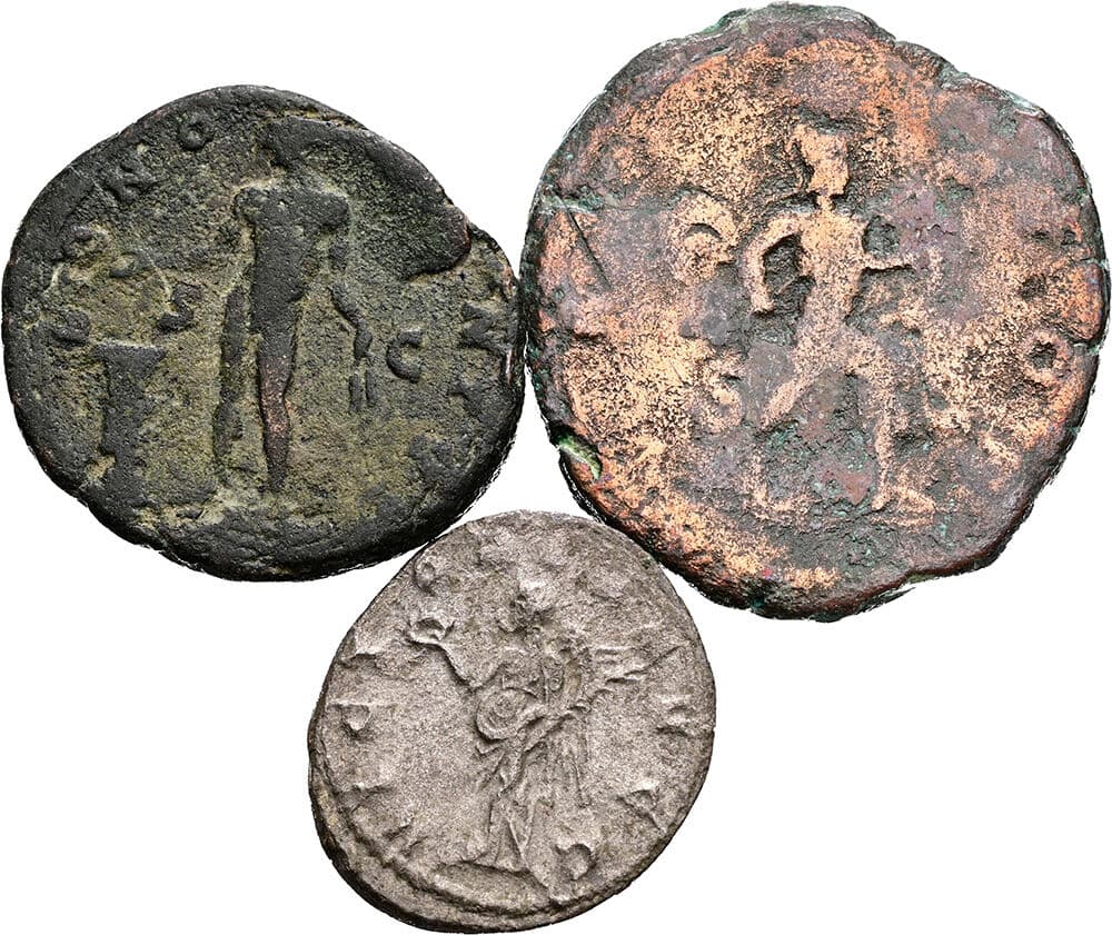 2x AS+1x Antoninian