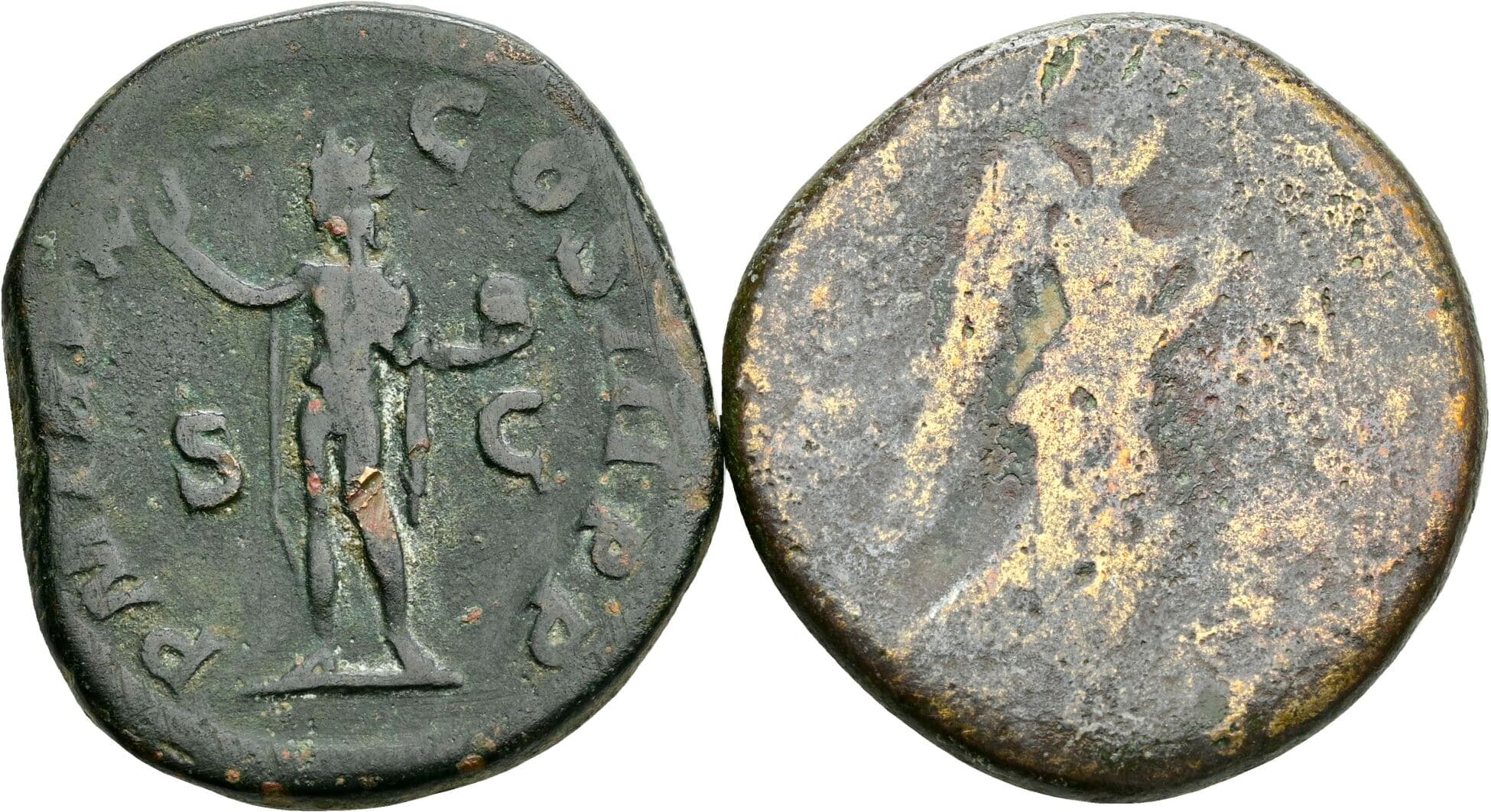 Lot 2 Stück Sesterzen