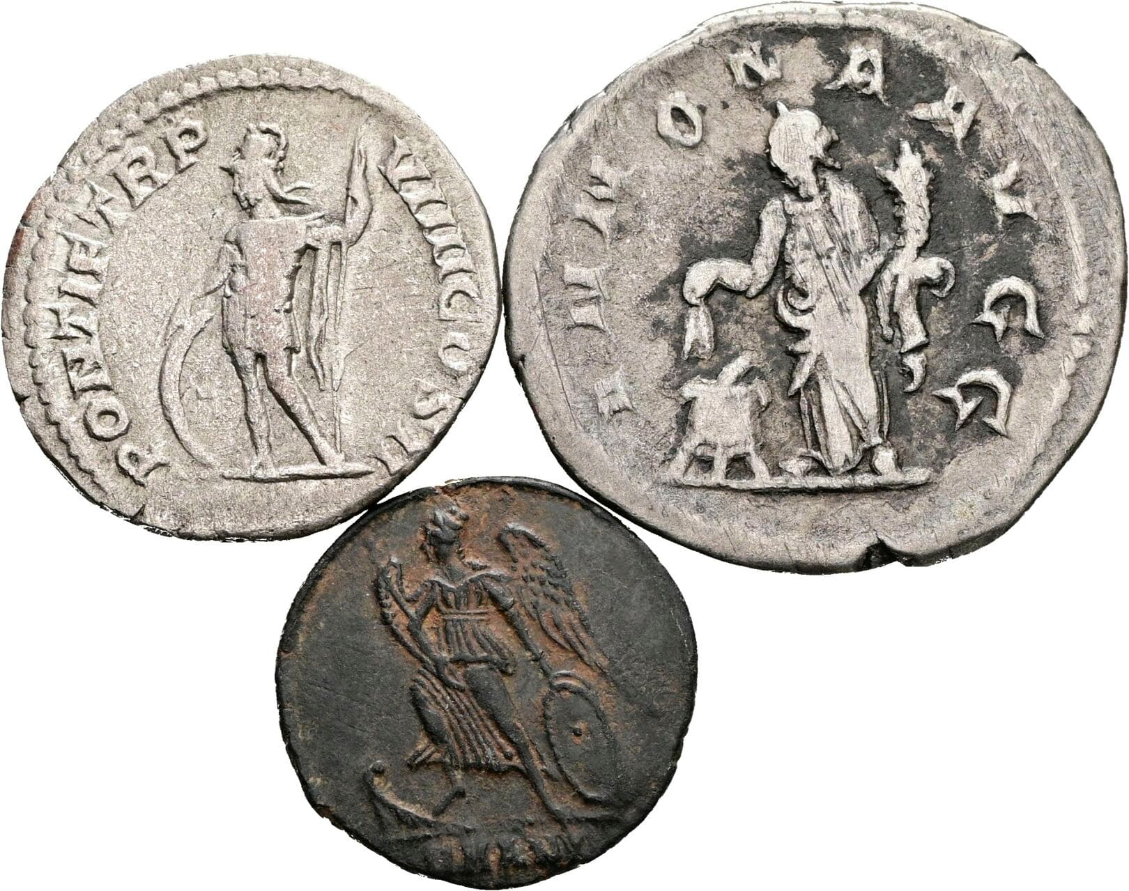 Antoninian+Denar+Follis – Rückseite