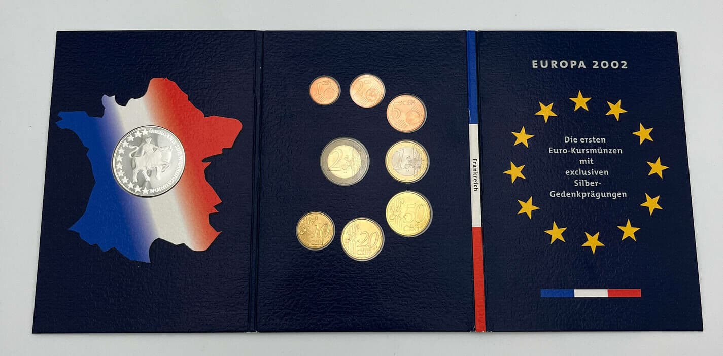 Euro KMS+Silbergedenkprägung