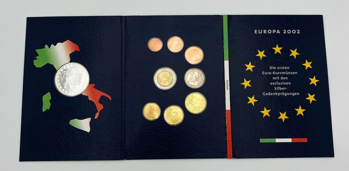 Euro KMS+Silbergedenkprägung