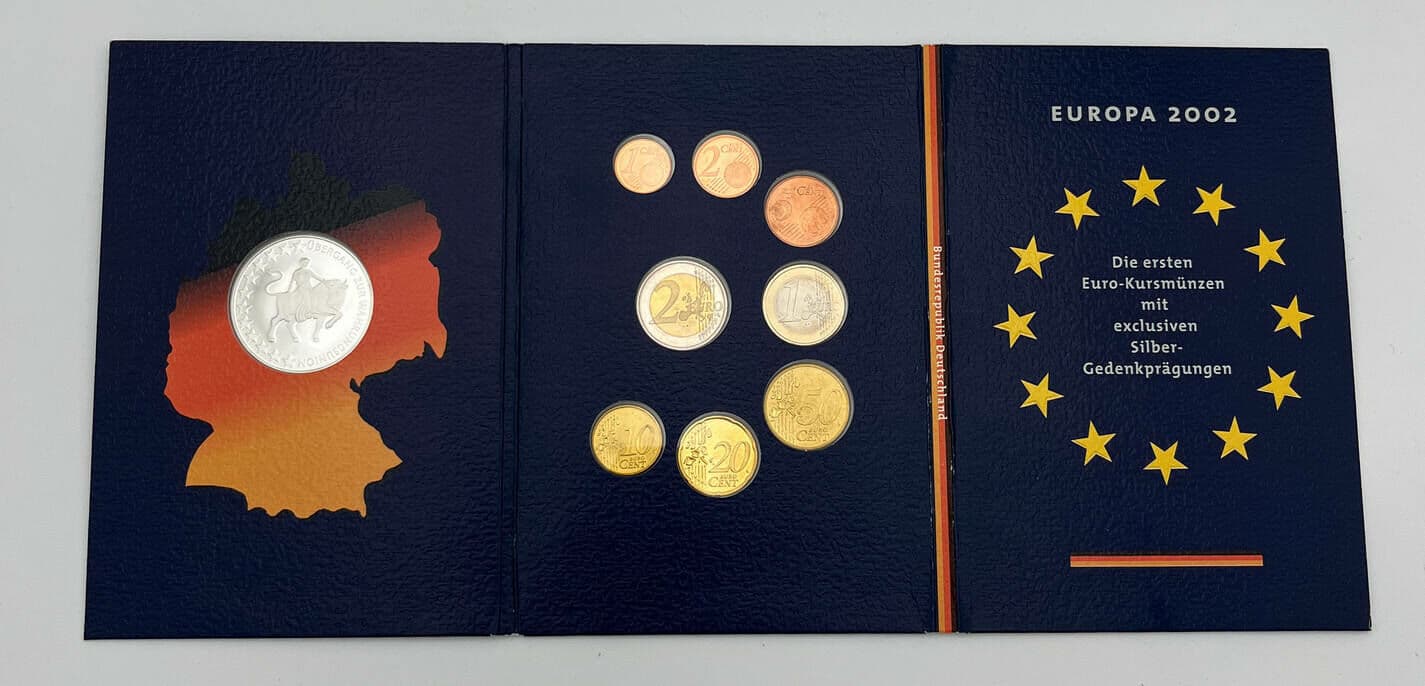 Euro KMS+Silbergedenkprägung