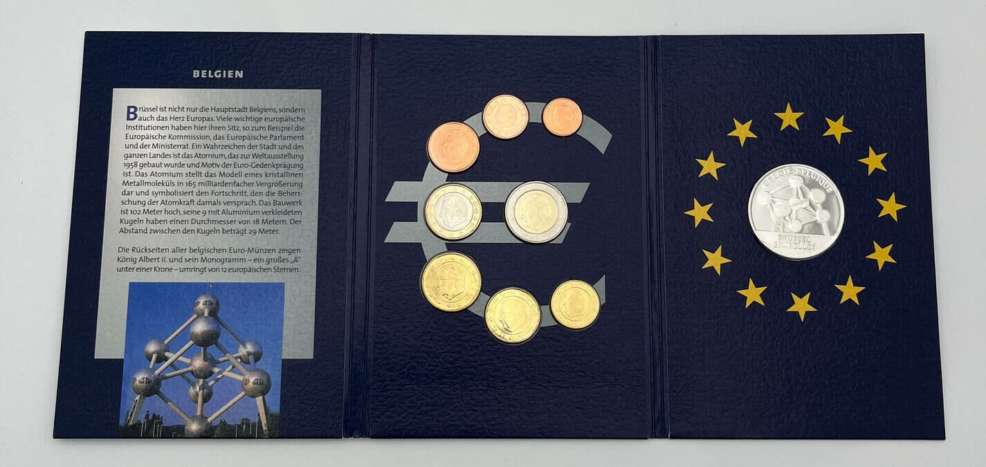 Euro KMS+Silbergedenkprägung