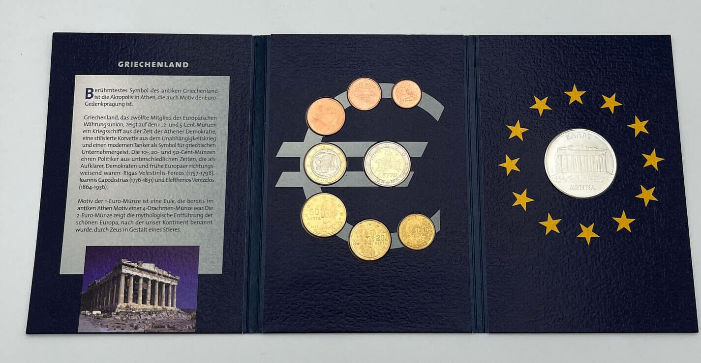 Euro KMS+Silbergedenkprägung