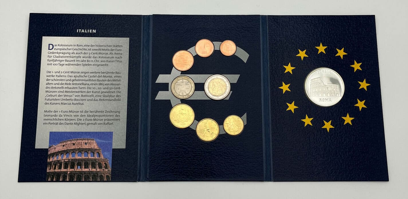 Euro KMS+Silbergedenkprägung