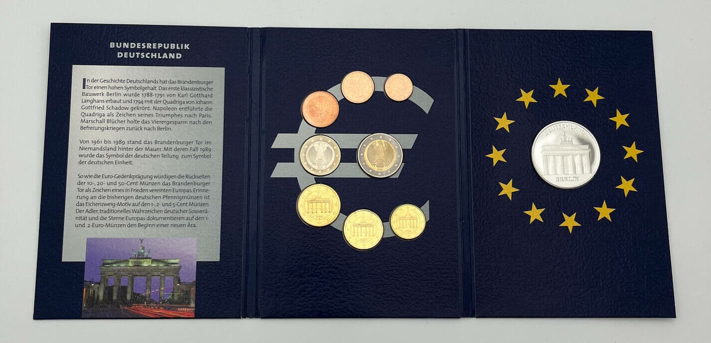 Euro KMS+Silbergedenkprägung