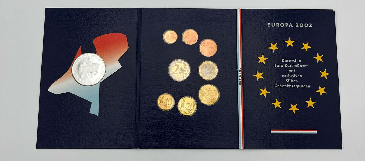 Euro KMS+Silbergedenkprägung