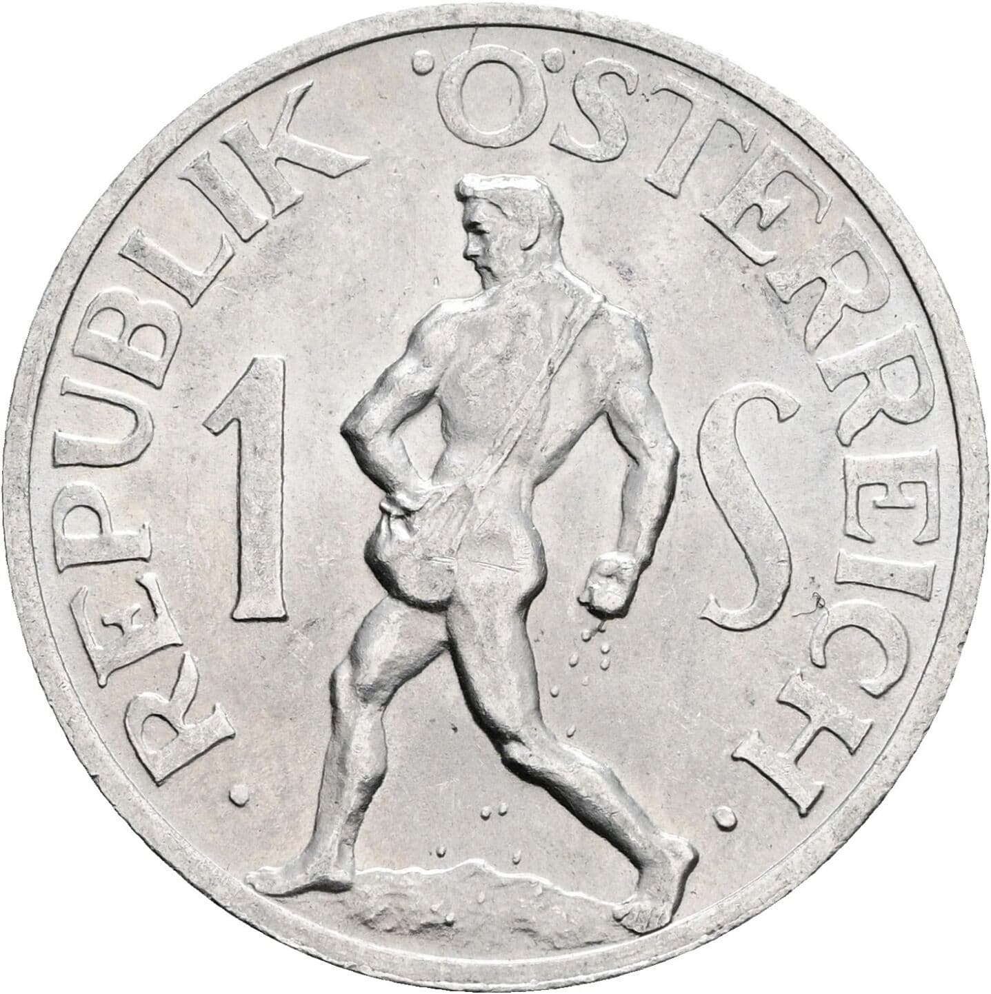 1 Schilling 1952 – Vorderseite