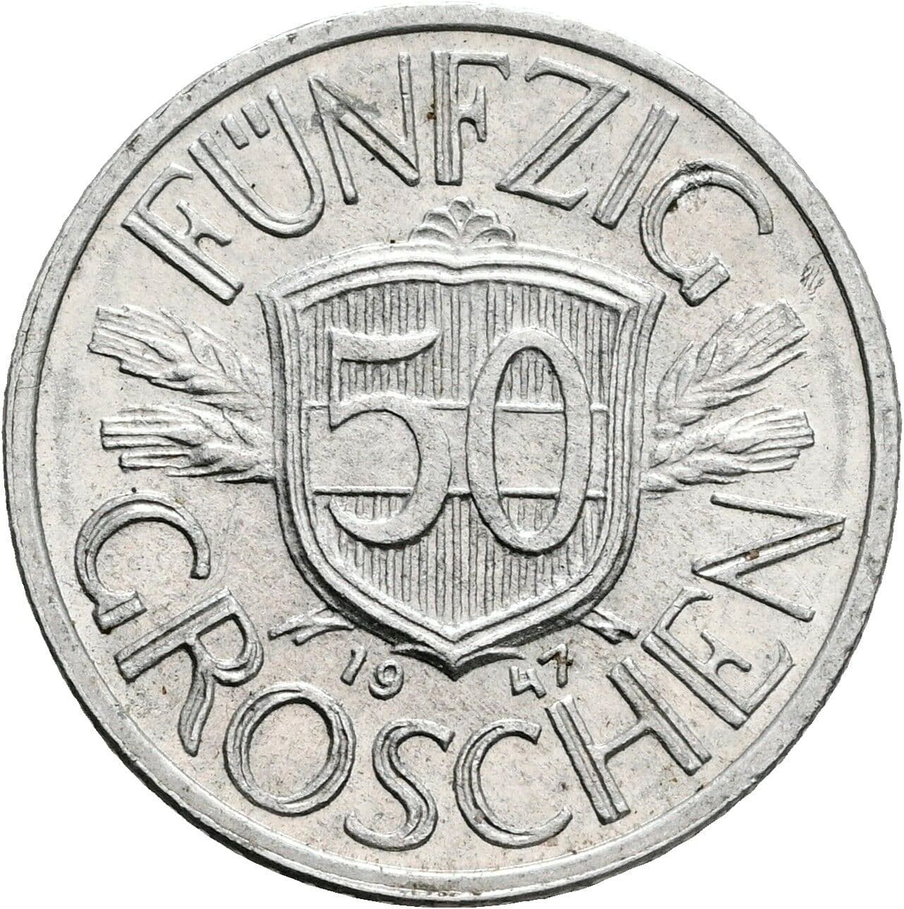 50 Groschen 1947 – Vorderseite