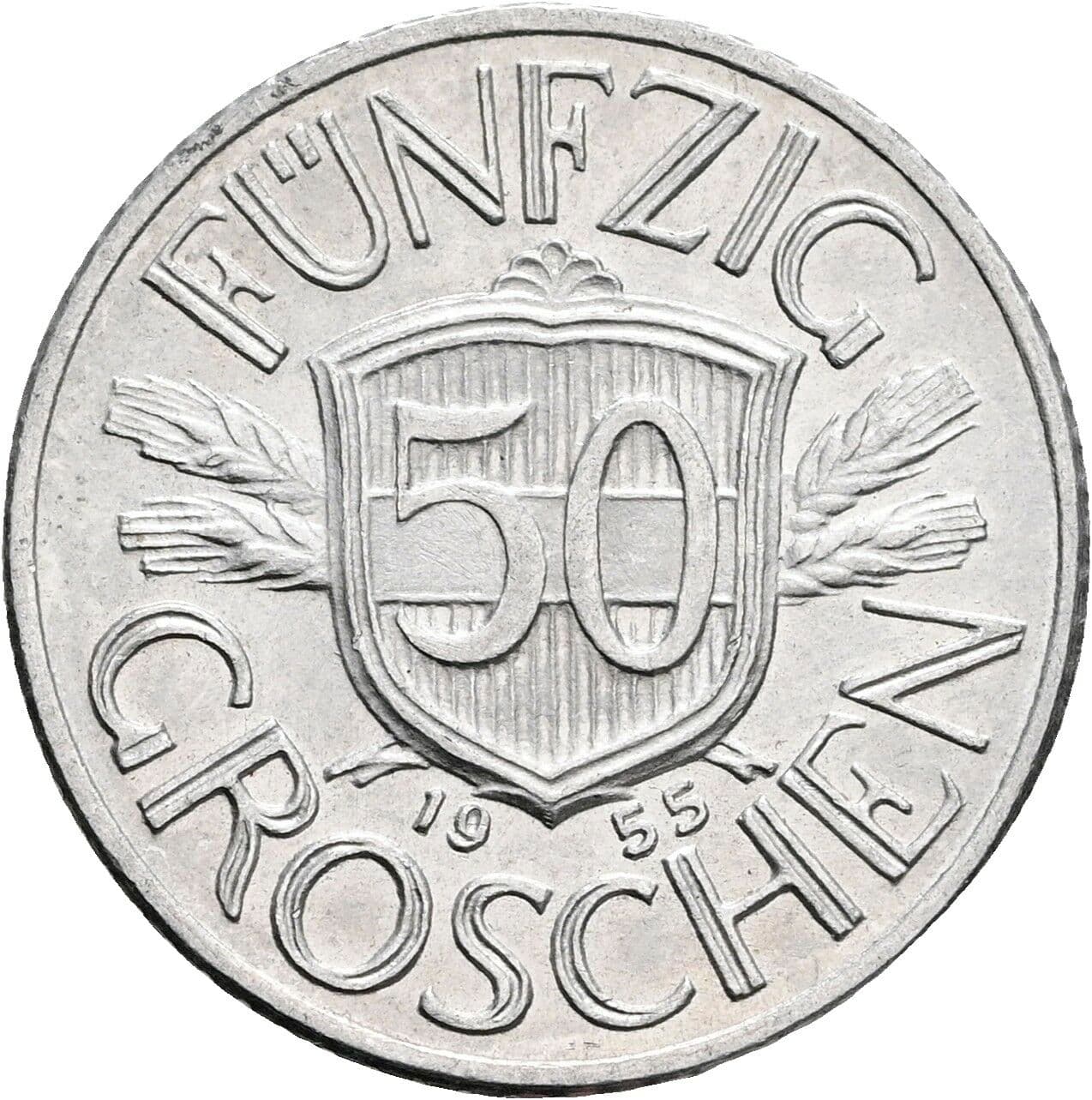 50 Groschen 1955 – Vorderseite