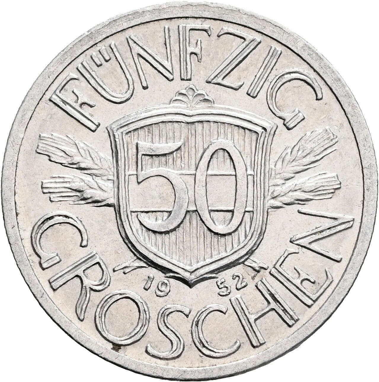 50 Groschen 1952 – Vorderseite