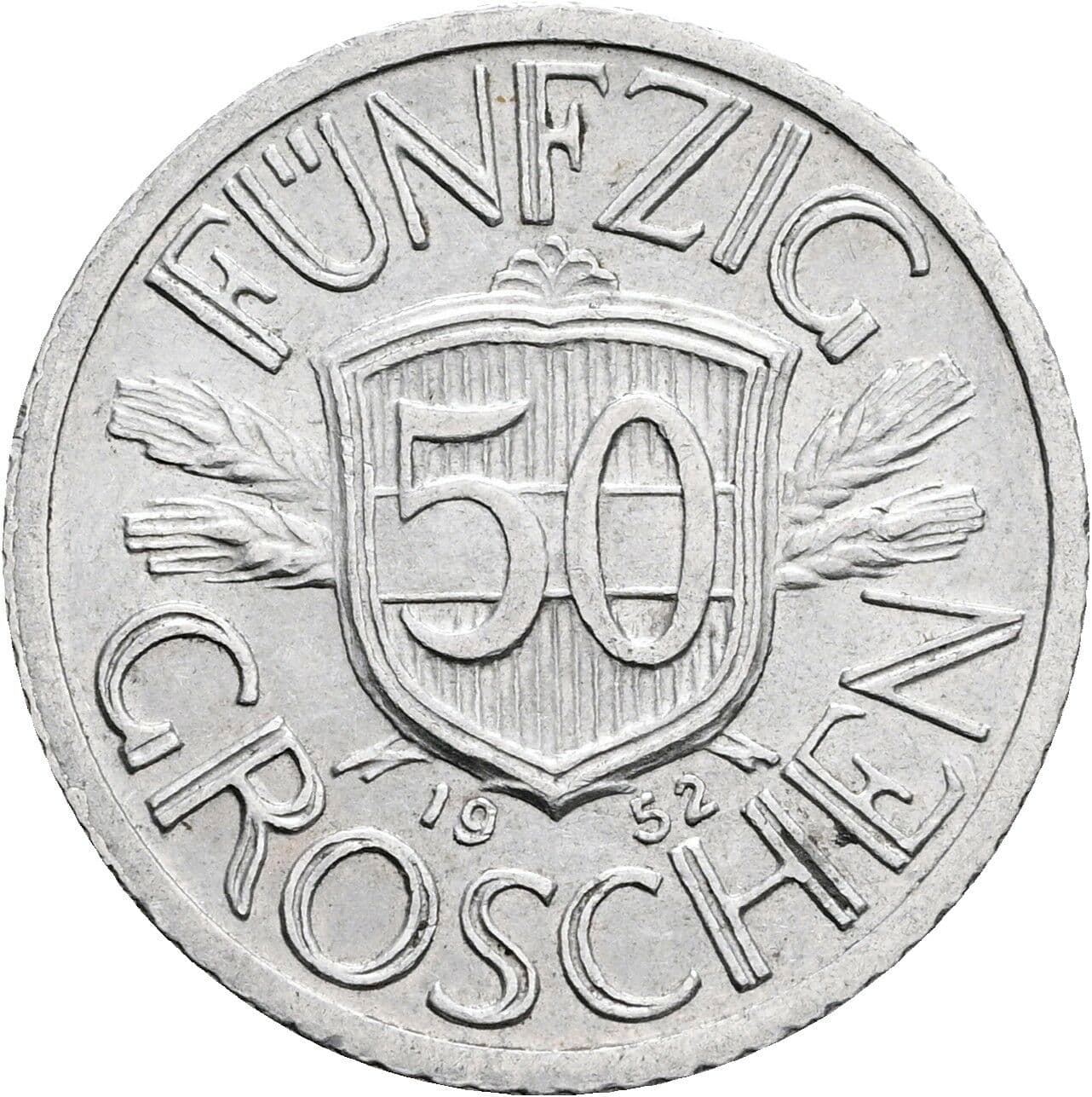 50 Groschen 1952 – Vorderseite