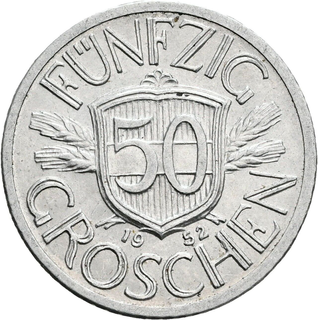 50 Groschen 1952 – Vorderseite