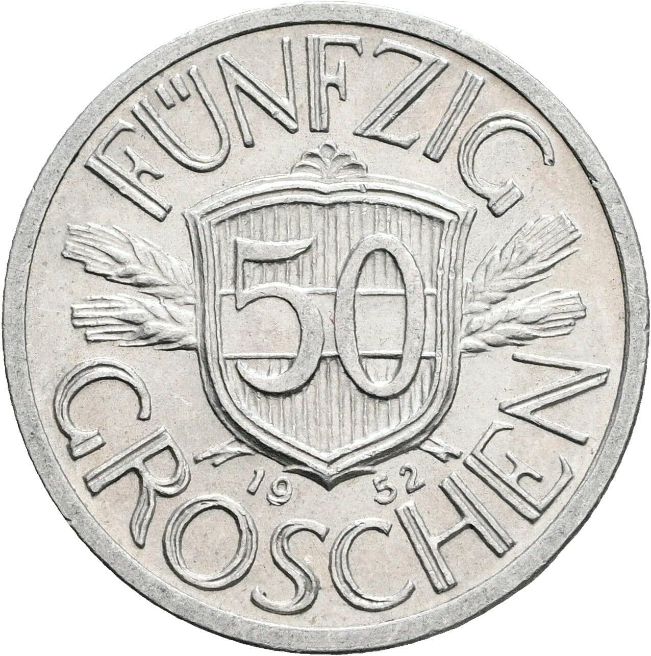 50 Groschen 1952 – Vorderseite