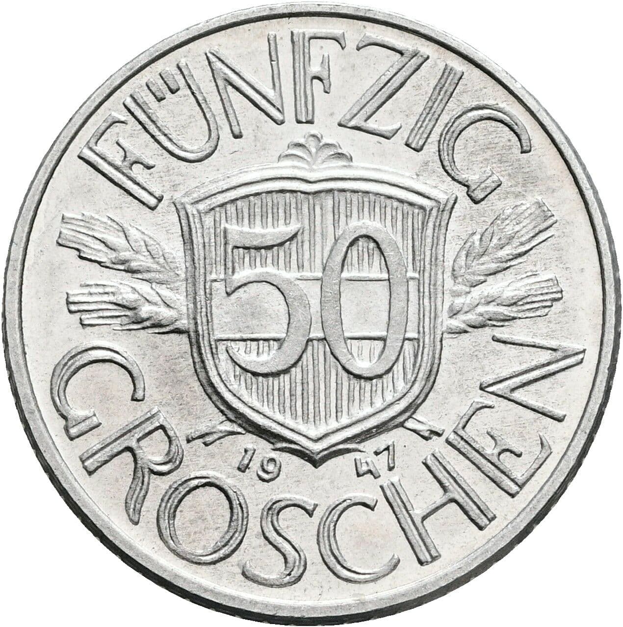 50 Groschen 1947 – Vorderseite