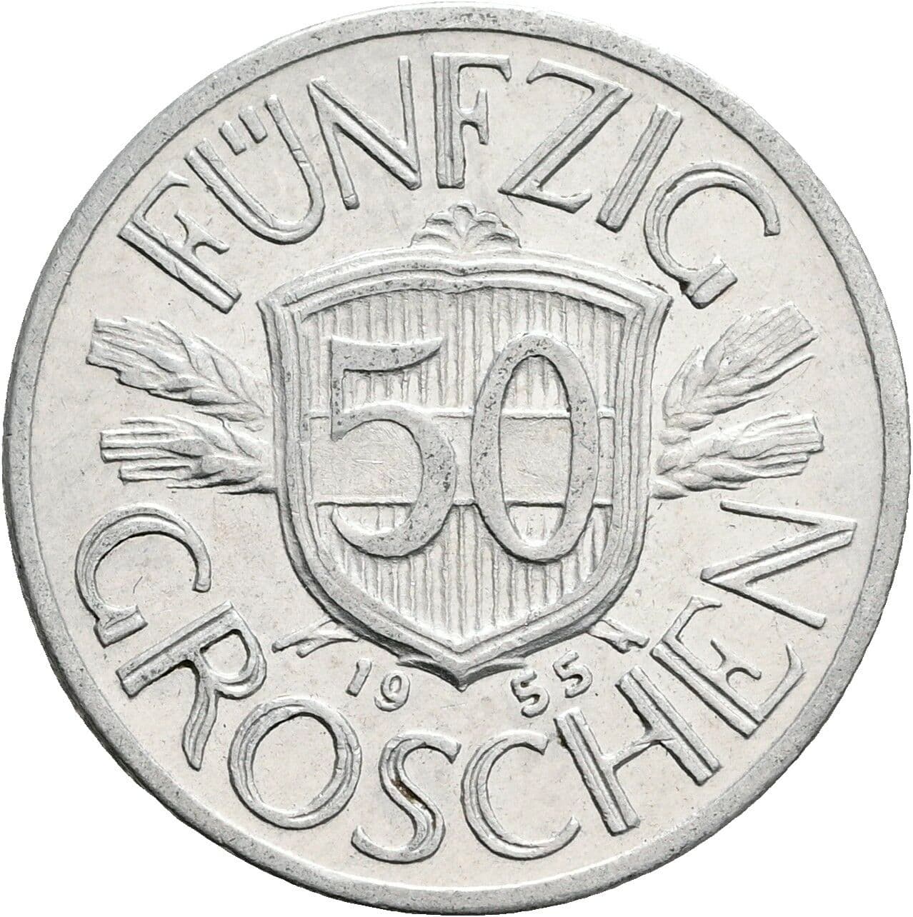 50 Groschen 1955 – Vorderseite