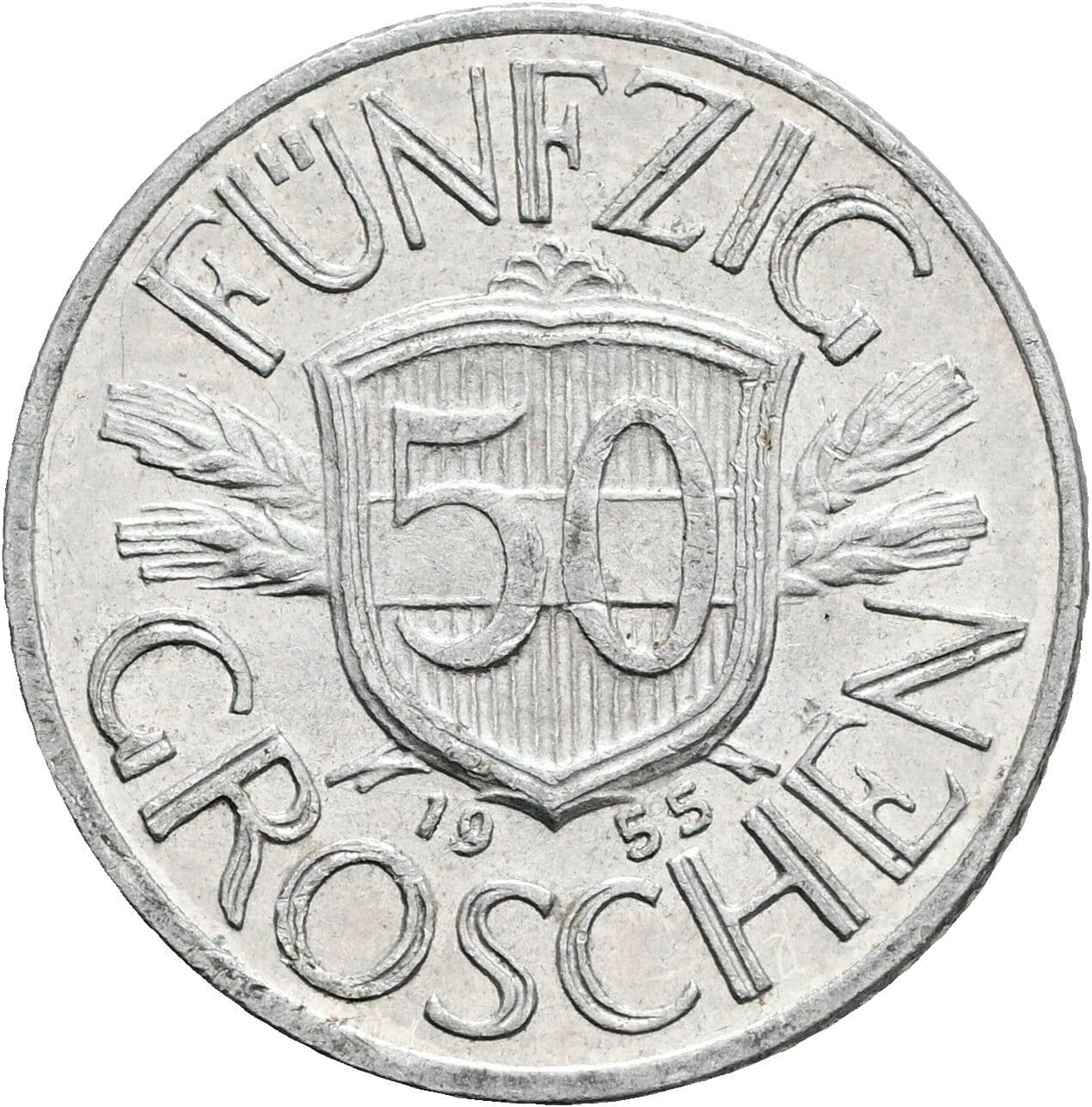 50 Groschen 1955 – Vorderseite