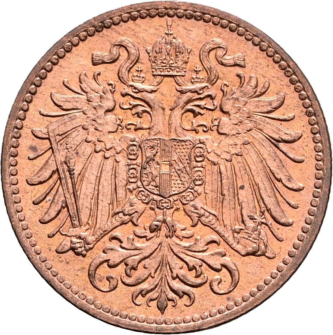 2 Heller Franz Joseph I. 1848-1916 1914 – Rückseite