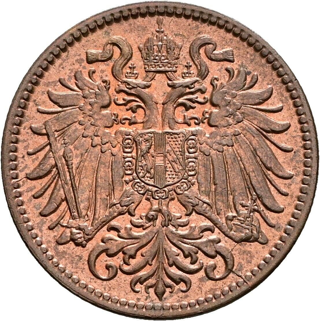 2 Heller Franz Joseph I. 1848-1916 1915 – Rückseite