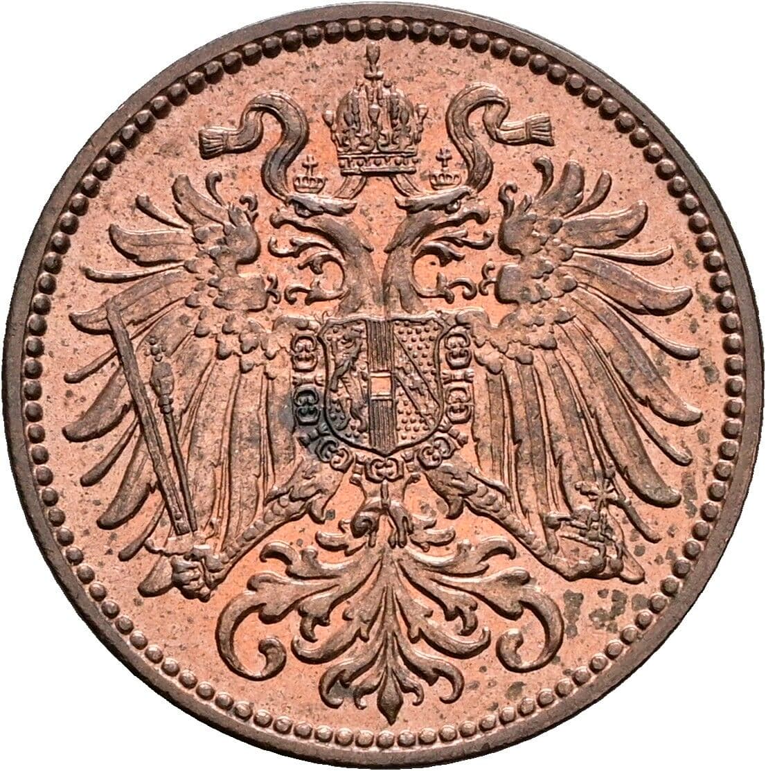 2 Heller Franz Joseph I. 1848-1916 1915 – Rückseite