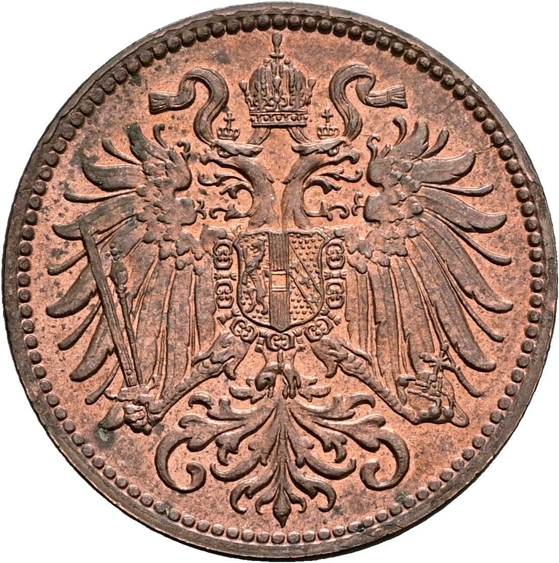 2 Heller Franz Joseph I. 1848-1916 1915 – Rückseite
