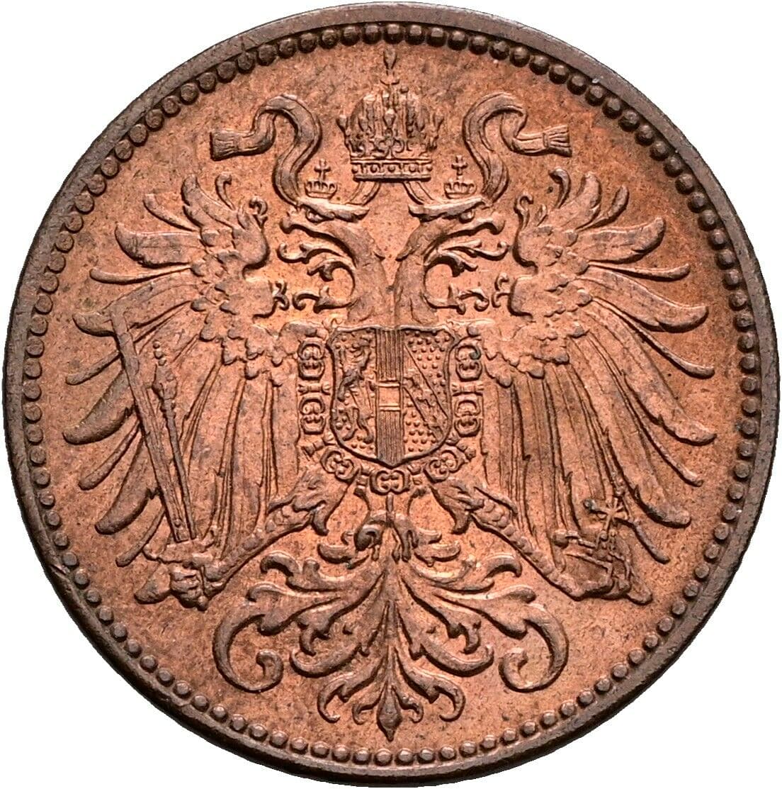2 Heller Franz Joseph I. 1848-1916 1914 – Rückseite