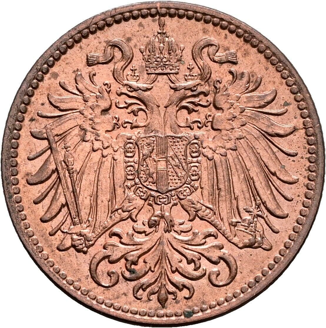 2 Heller Franz Joseph I. 1848-1916 1915 – Rückseite