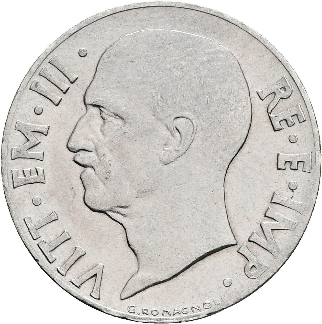 20 Centesimi Victor Emmanuel III. (1900-1946) 1942 – Rückseite