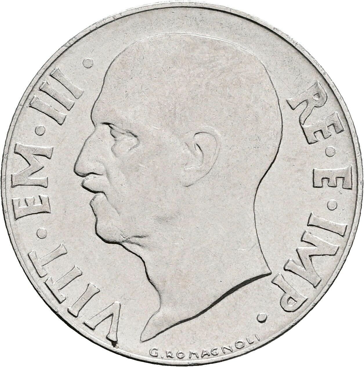 20 Centesimi Victor Emmanuel III. (1900-1946) 1941 – Vorderseite