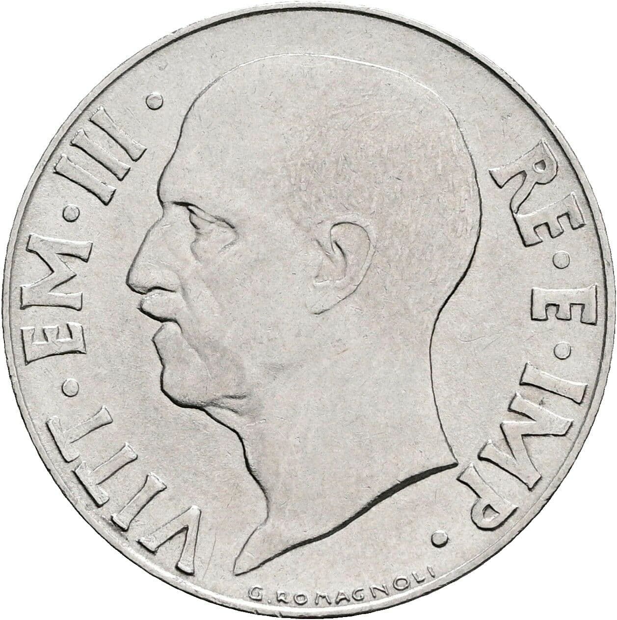 20 Centesimi Victor Emmanuel III. (1900-1946) 1941 – Vorderseite
