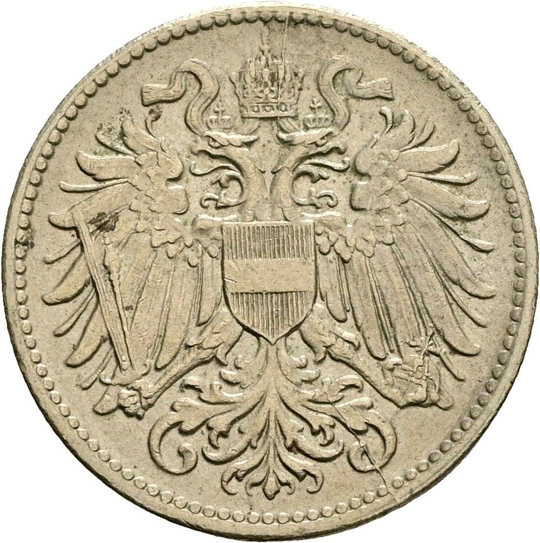 10 Heller Franz Joseph I. 1848-1916 1916 – Rückseite