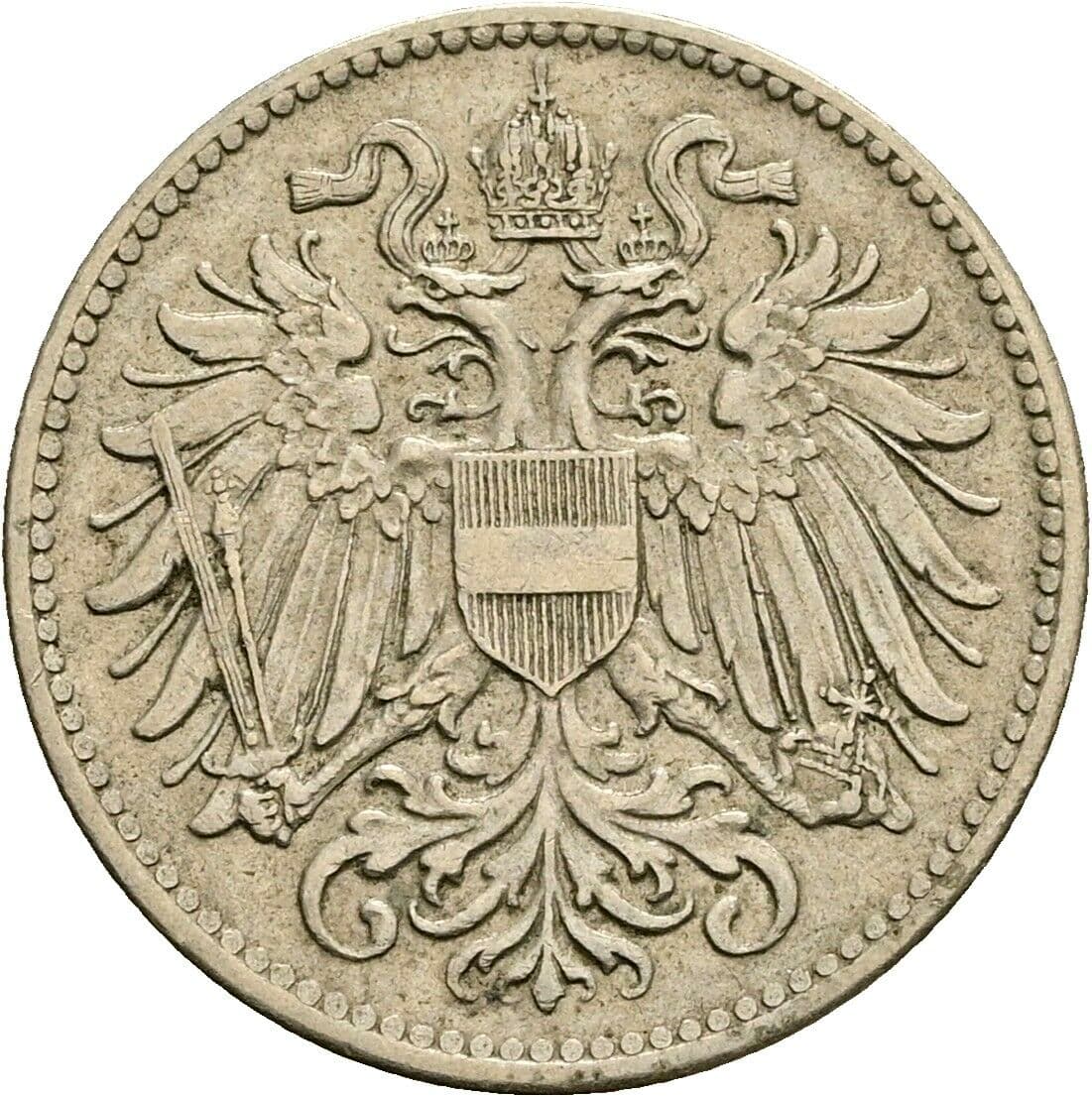 10 Heller Franz Joseph I. 1848-1916 1916 – Rückseite