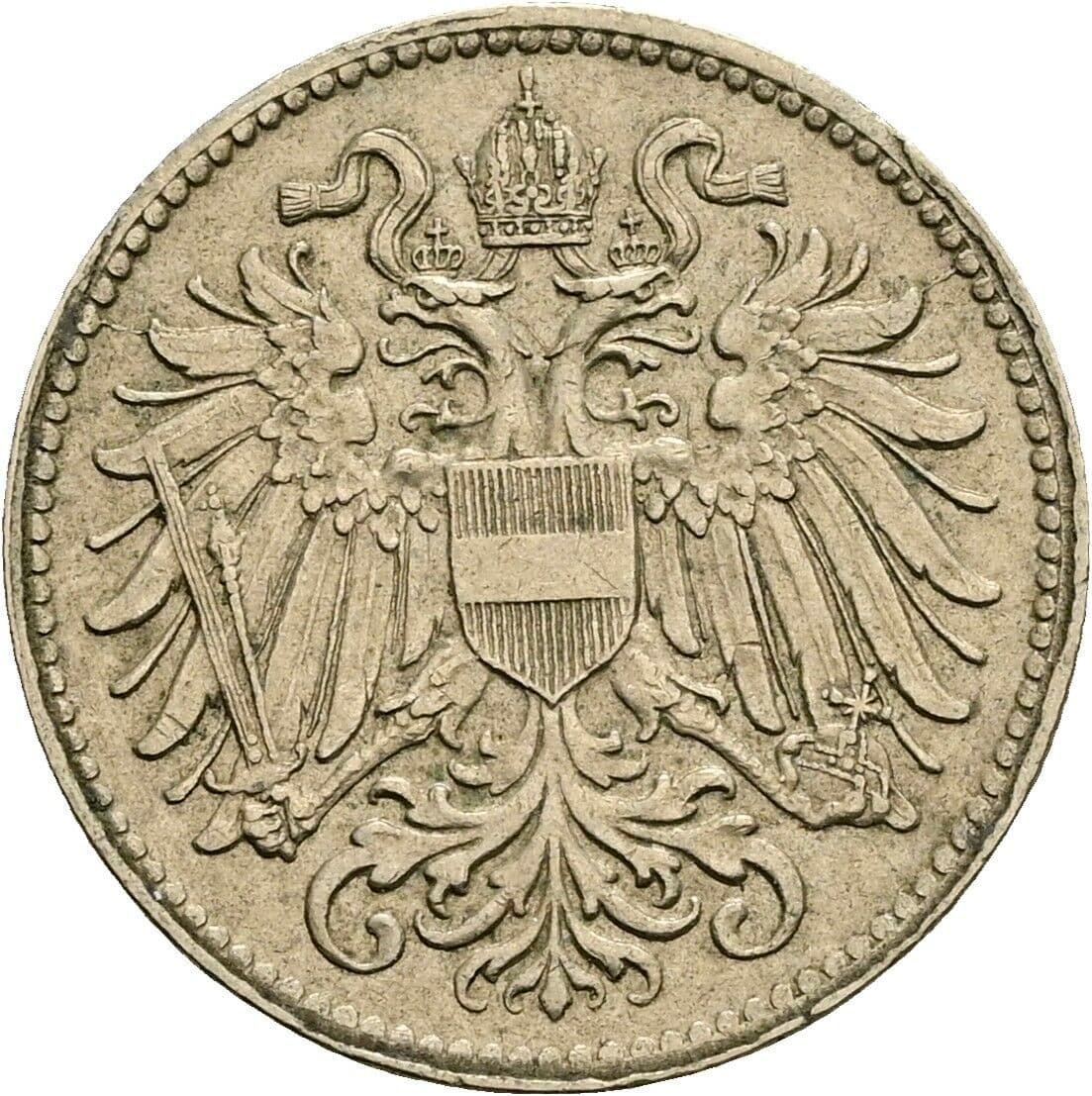 10 Heller Franz Joseph I. 1848-1916 1916 – Rückseite