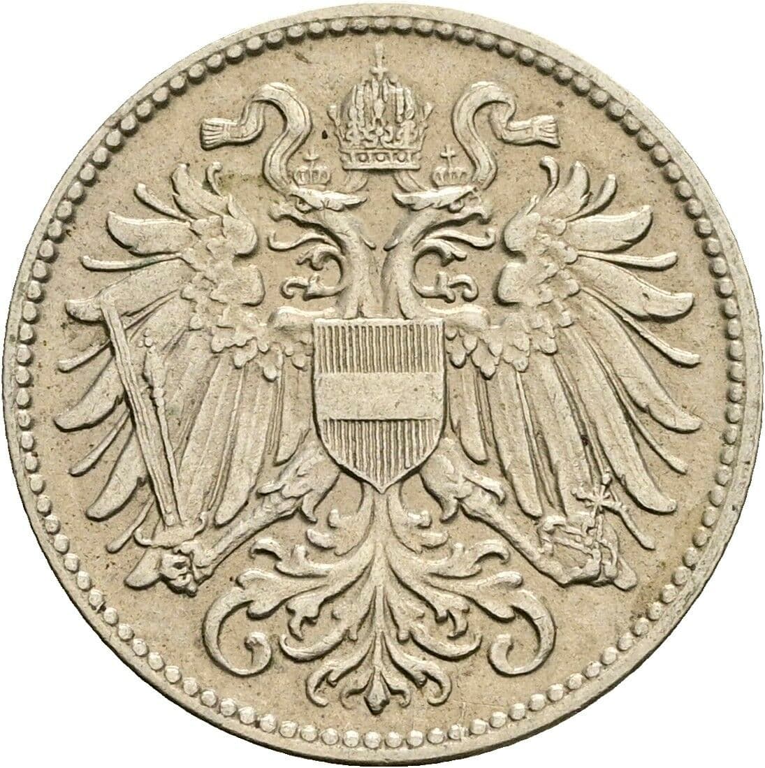 10 Heller Franz Joseph I. 1848-1916 1916 – Rückseite