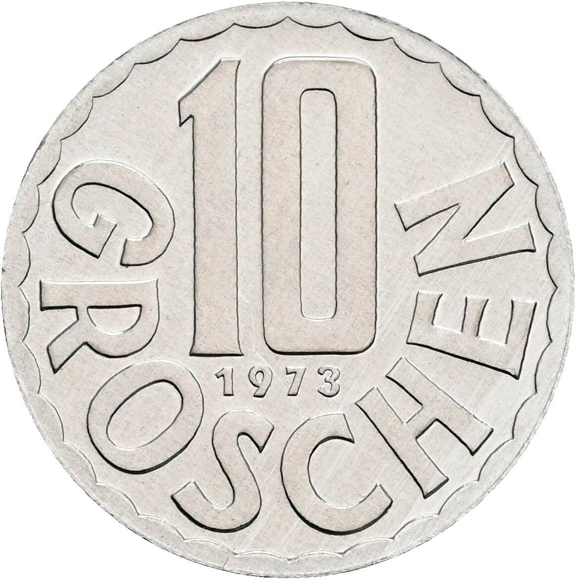 10 Groschen 1973 – Vorderseite