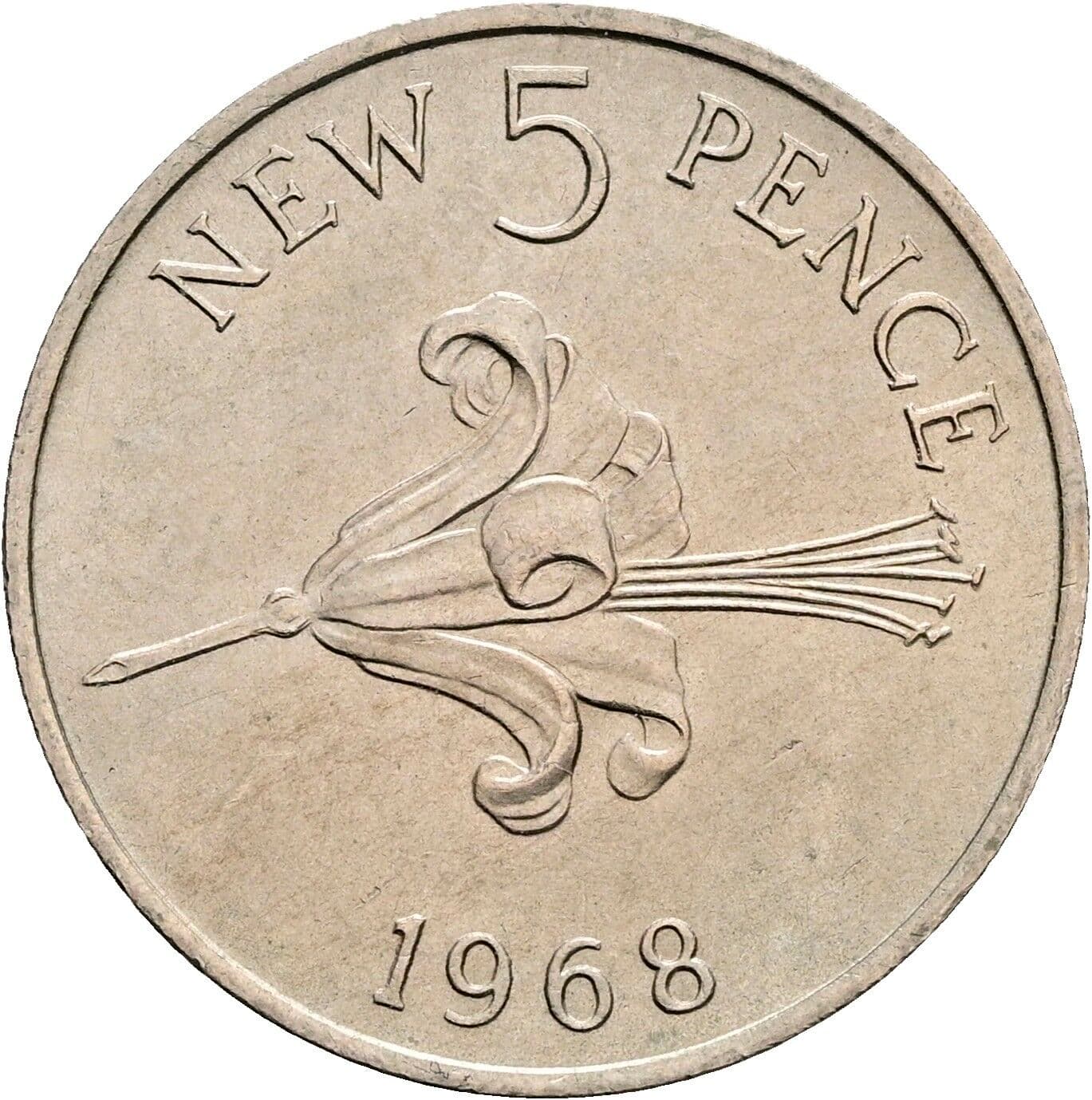 5 New Pence