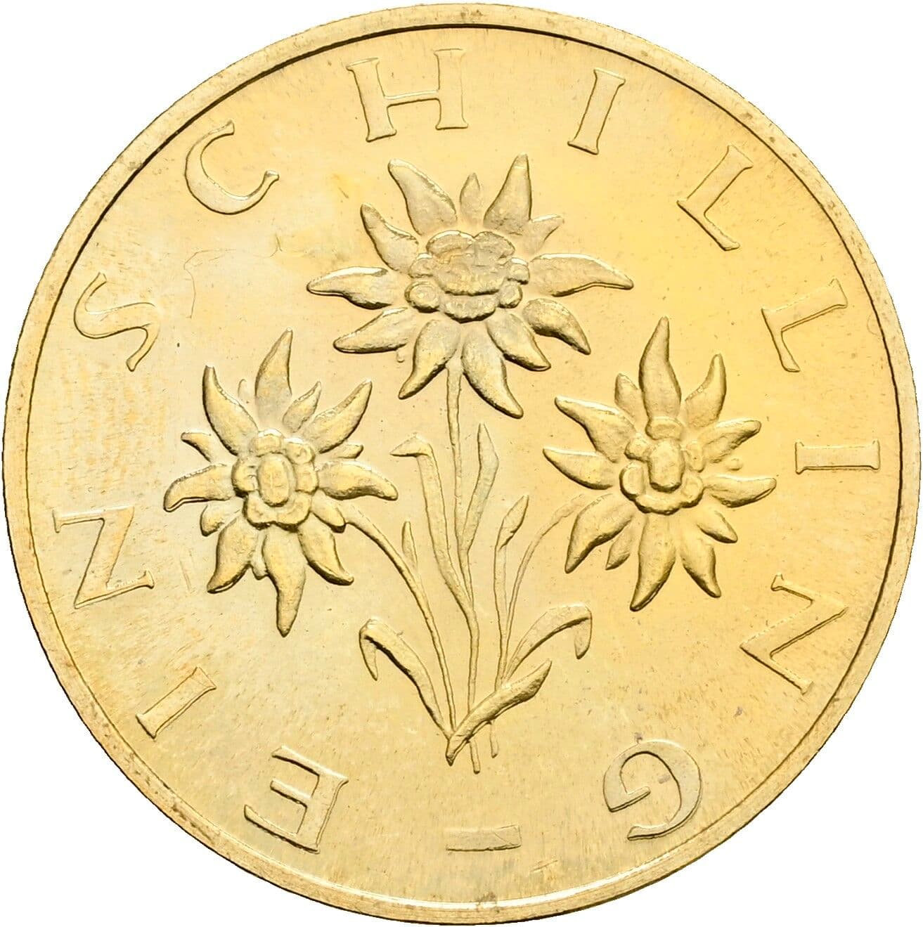 1 Schilling 1973 – Rückseite