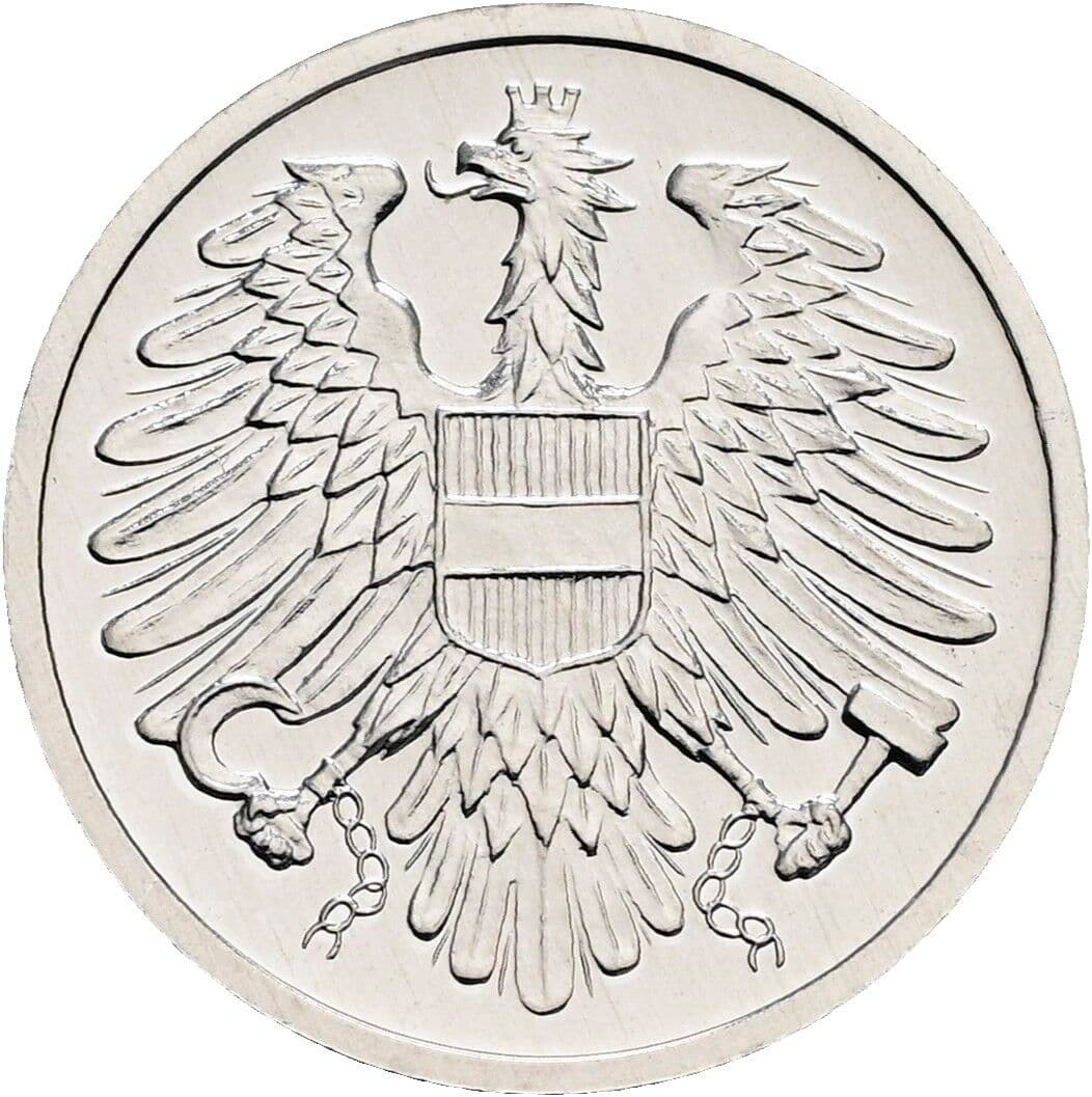 2 Groschen 1989 – Rückseite