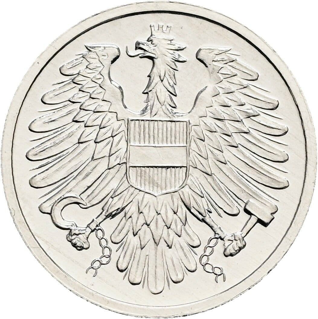 2 Groschen 1980 – Rückseite