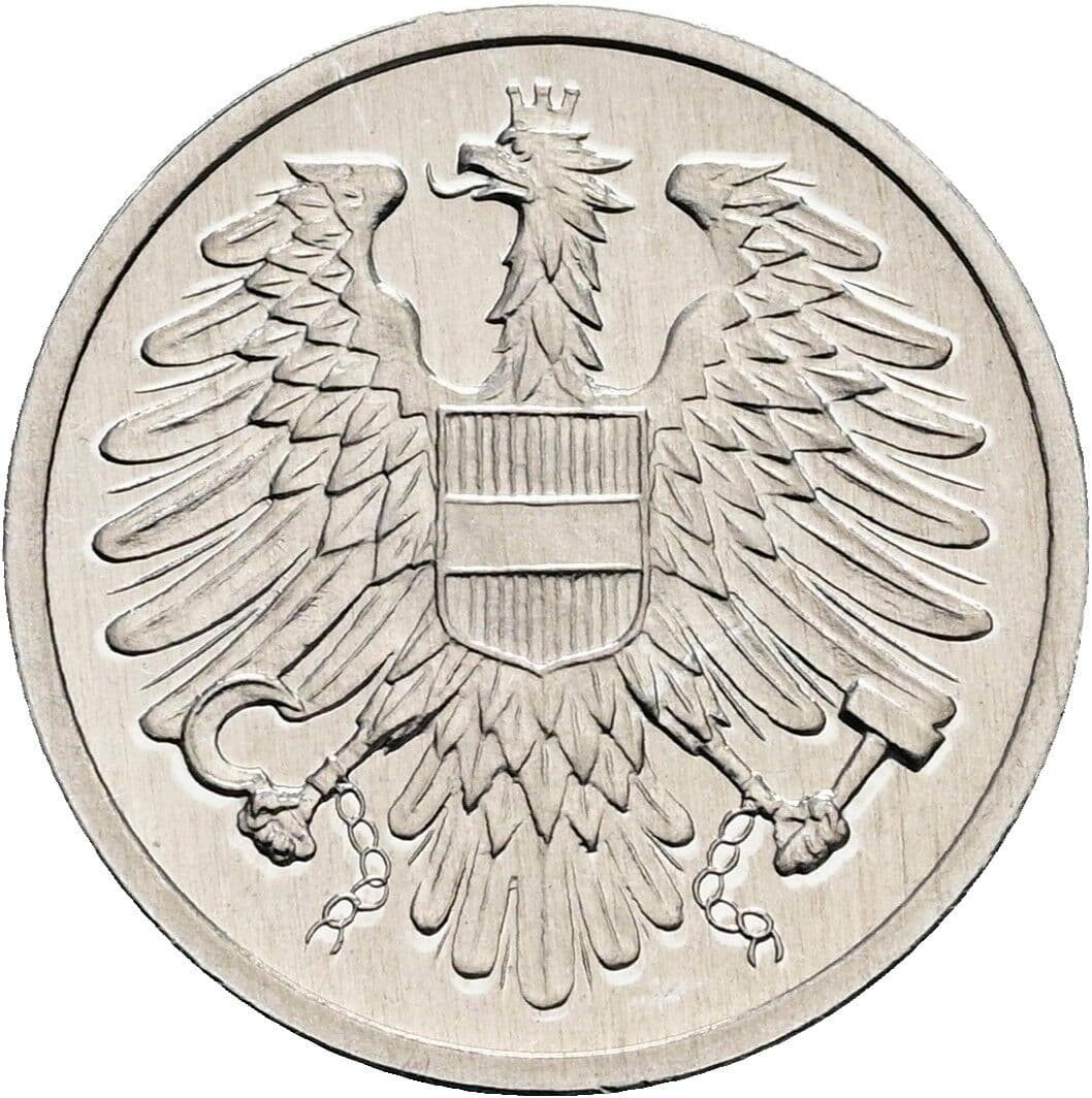 2 Groschen 1985 – Rückseite