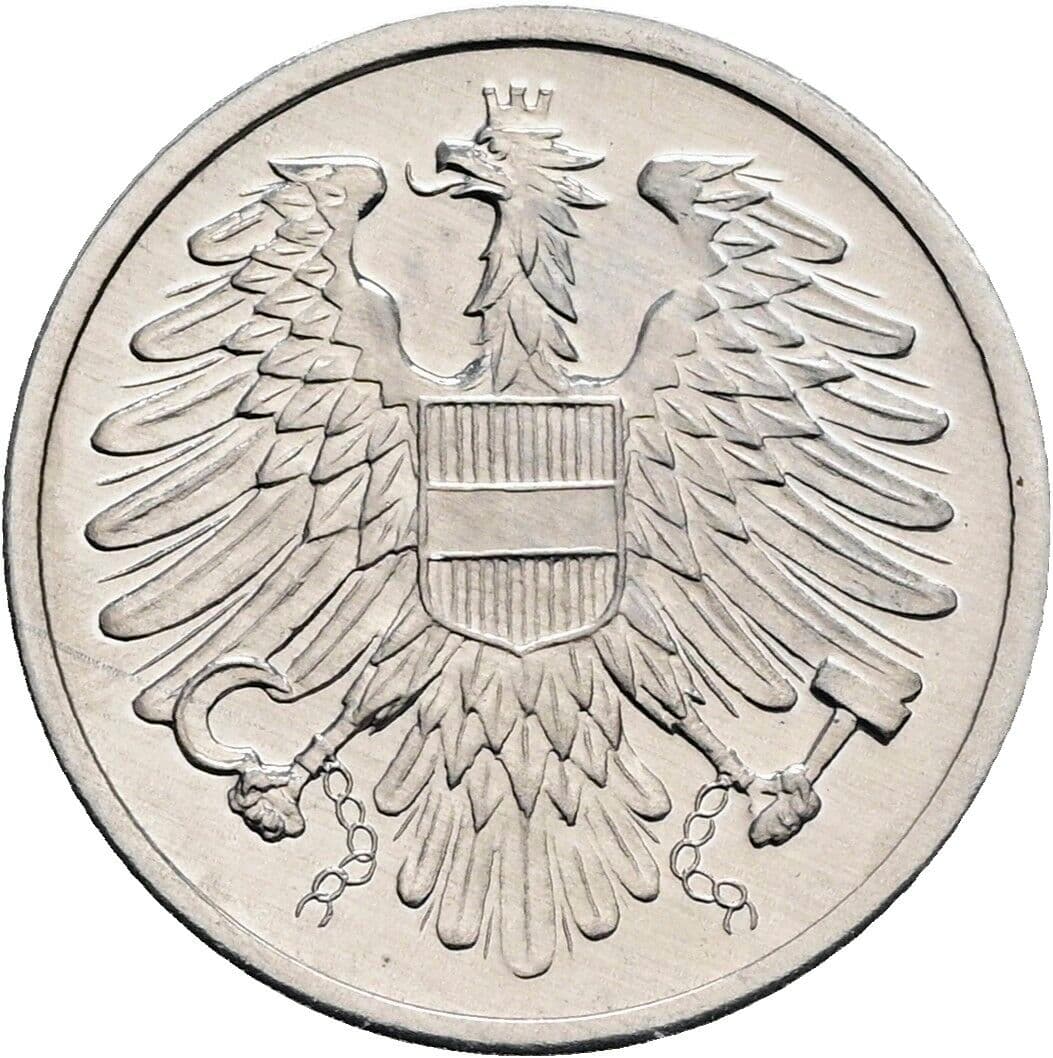 2 Groschen 1983 – Rückseite