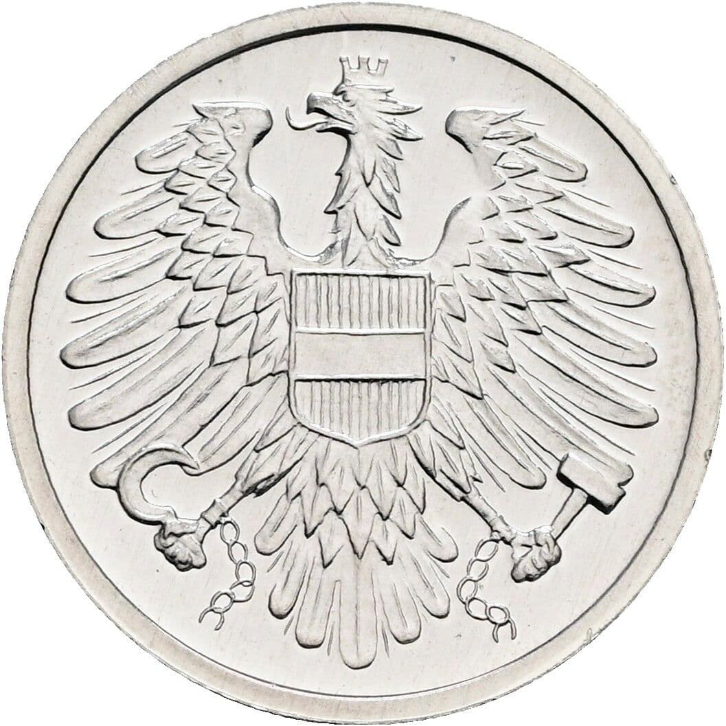 2 Groschen 1986 – Rückseite