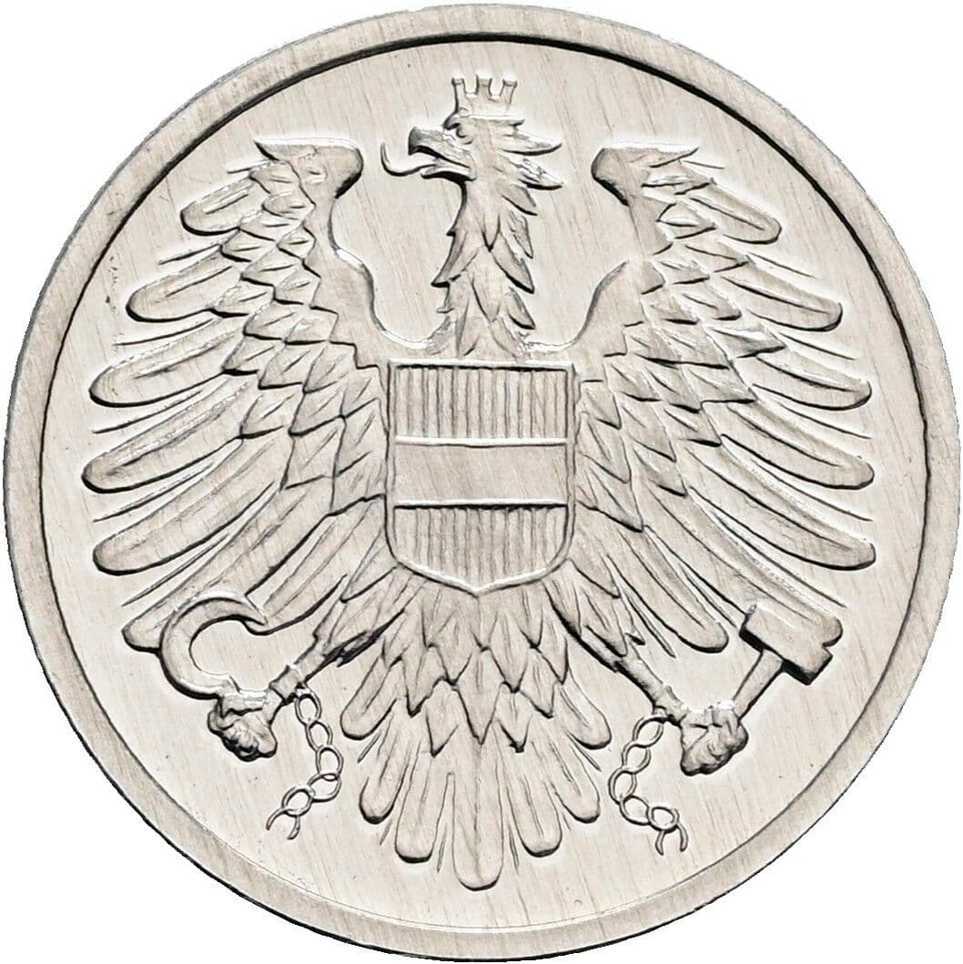 2 Groschen 1985 – Rückseite