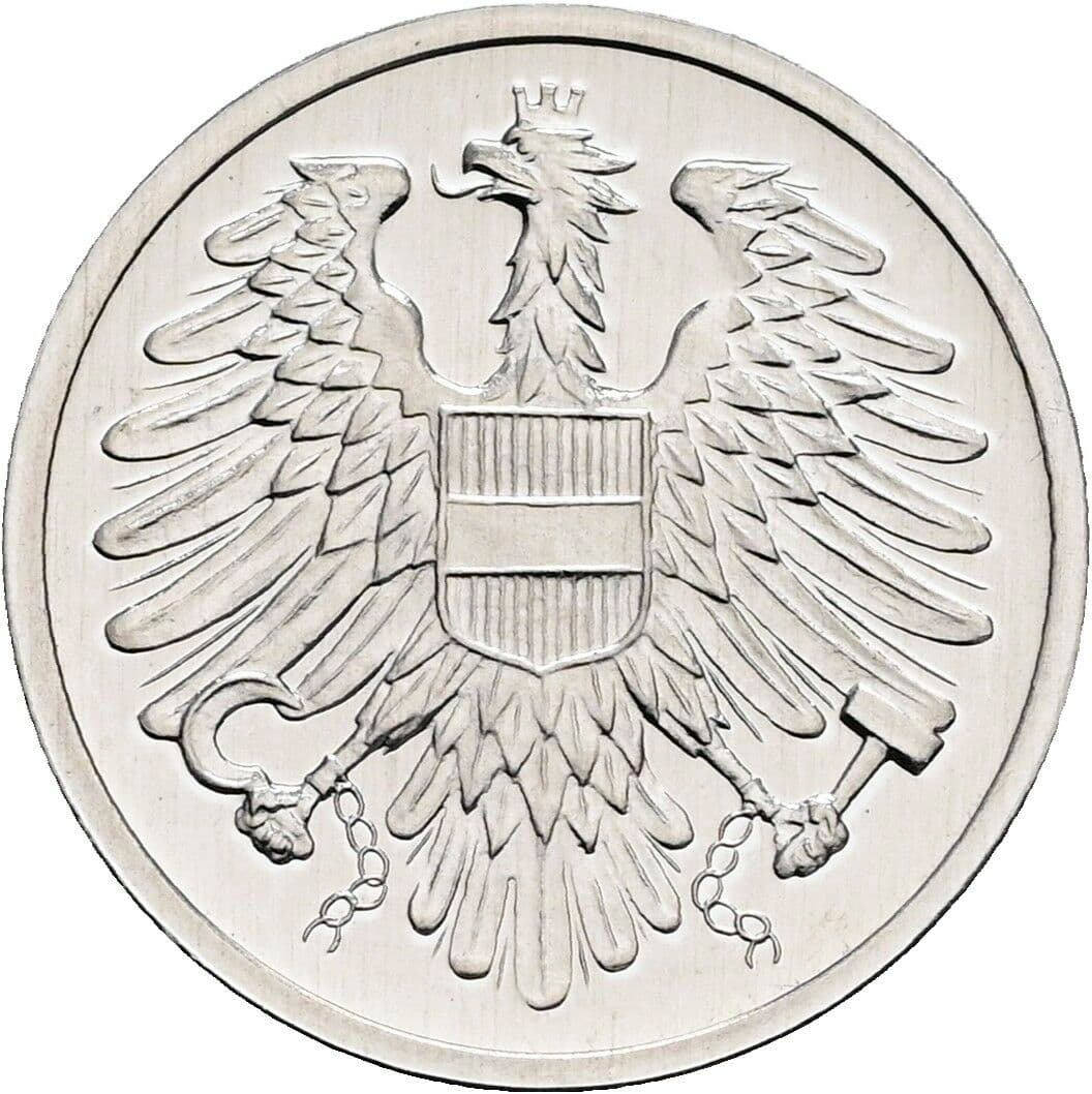 2 Groschen 1986 – Rückseite
