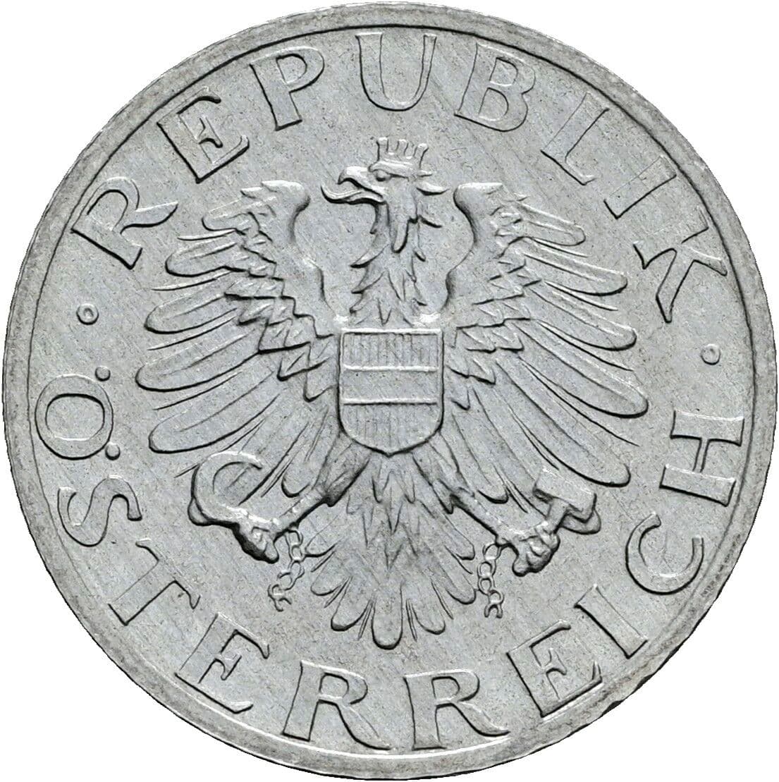 5 Groschen 1987 – Rückseite